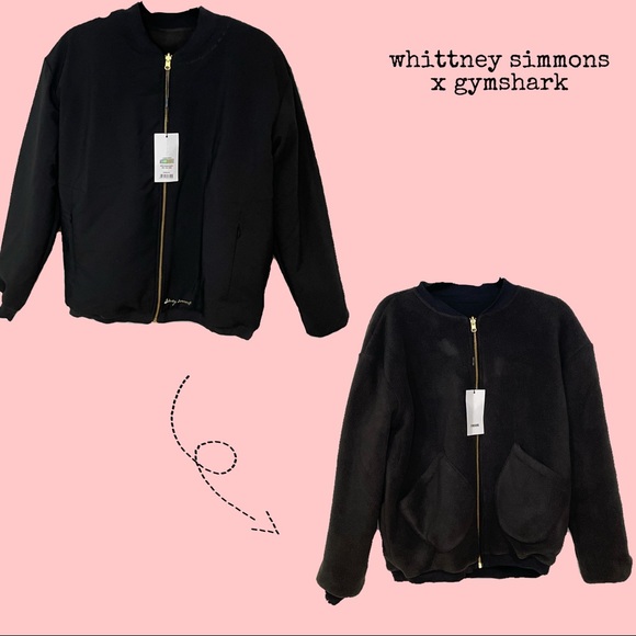 WhitneySimmonsgymshark reversible oversized jacket - Picture 1 of 4